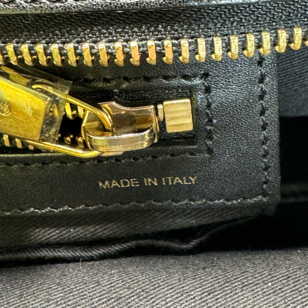 Chloe Blue and Black Leather Satchel - Picture 10 of 16
